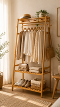 Bamboo Clothes Rack